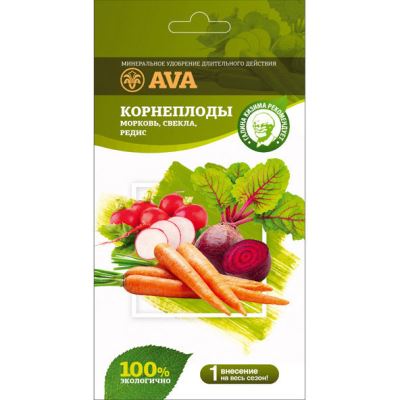 Удобрение AVA для корнеплодов, 100 г (дой-пак) (Лучшая цена)