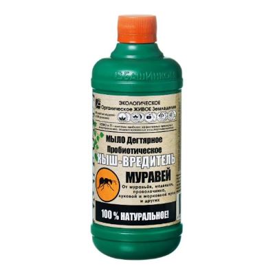 Мыло дегтярное пробиотическое Кыш-вредитель Муравей, 0.5 л (Лучшая цена)