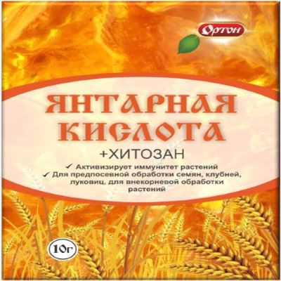 Регулятор роста Янтарная кислота (Ортон), 10 г (Лучшая цена)