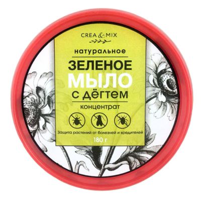 Creamix Зеленое мыло с дёгтем концентрат, 180 мл (Лучшая цена)