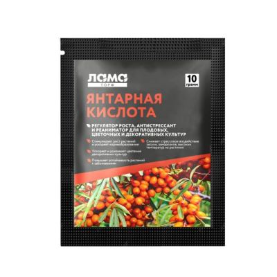 Янтарная кислота, 10 г (Лучшая цена)
