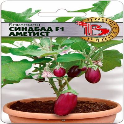 Баклажан Синдбад F1 Аметист, 5 шт семян (Лучшая цена)